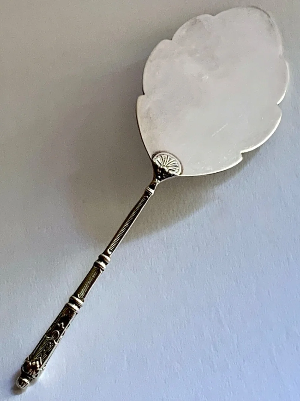 Antique French Silverplate Pastry Server | Chambly Tea Service Hostess Piece